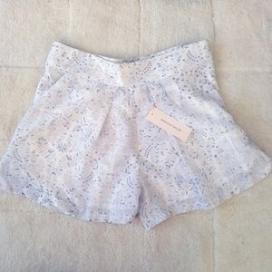 NWT Rebecca Taylor Silk Paisley Print Shorts